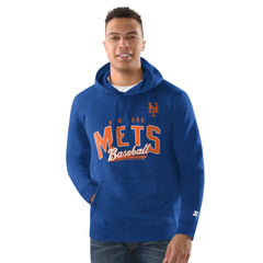New York Mets Starter Classic Pullover Hoodie Royal