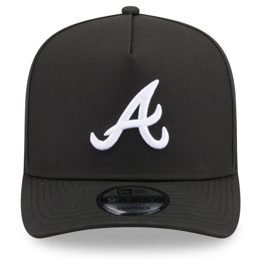Atlanta Braves x GORE-TEX A-Frame 9FIFTY Adjustable Hat Black | New Era