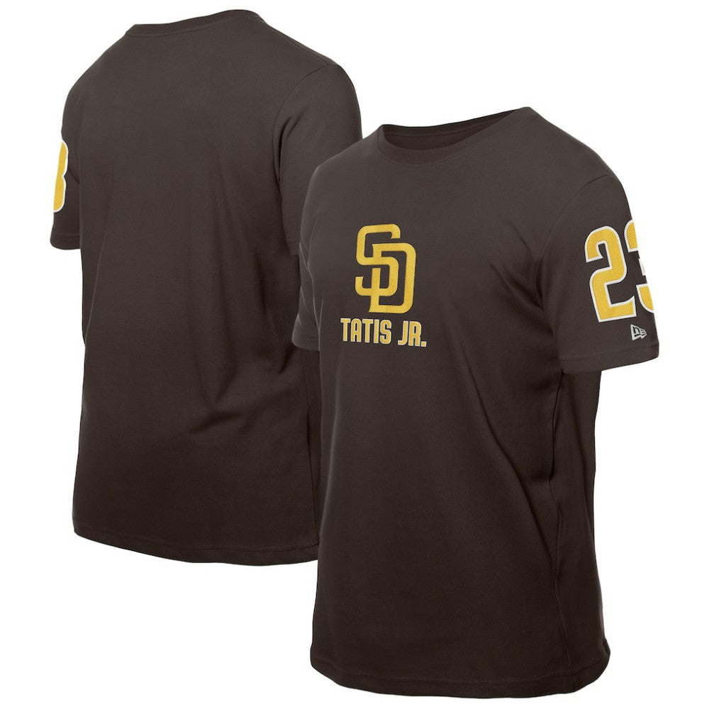 Fernando Tatis Jr. San Diego Padres Design Lab Name & Number T-Shirt Brown | New Era