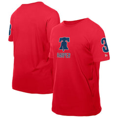 Bryce Harper Philadelphia Phillies Design Lab Name & Number T-Shirt Red | New Era