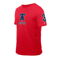 Bryce Harper Philadelphia Phillies Design Lab Name & Number T-Shirt Red | New Era