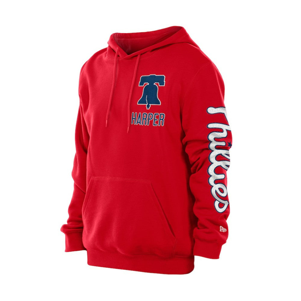 Bryce Harper Philadelphia Phillies Design Lab Pullover Hoodie Red | New Era