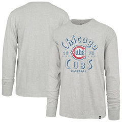 Chicago Cubs Circle Change Franklin Long Sleeve T-Shirt Gray | 47 brand