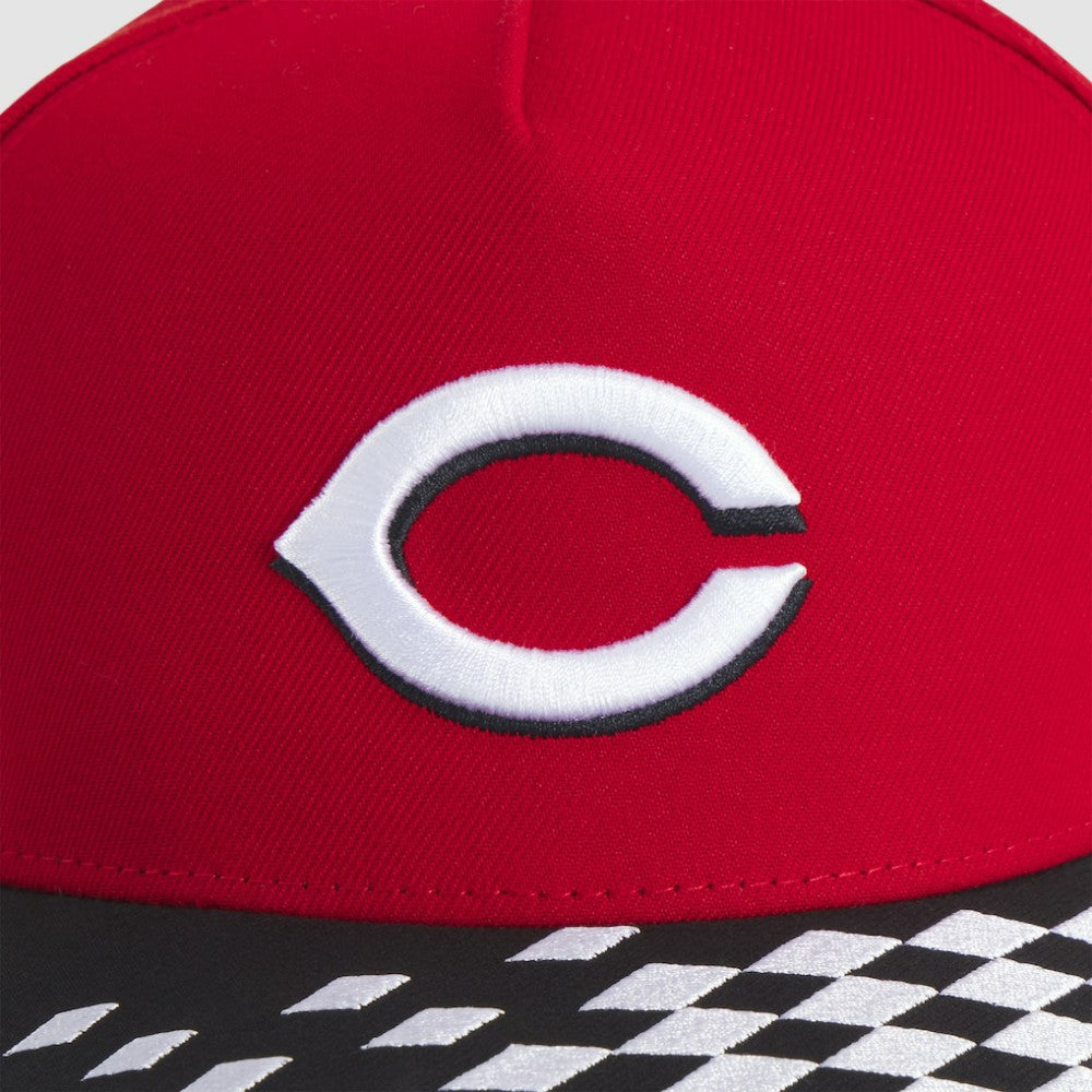 Cincinnati Reds 2025 MLB Speedway Classic A-Frame 59FIFTY Fitted Hat Red/Black | New Era