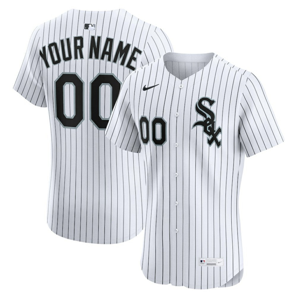 Chicago White Sox Home Elite Custom Jersey White | Nike