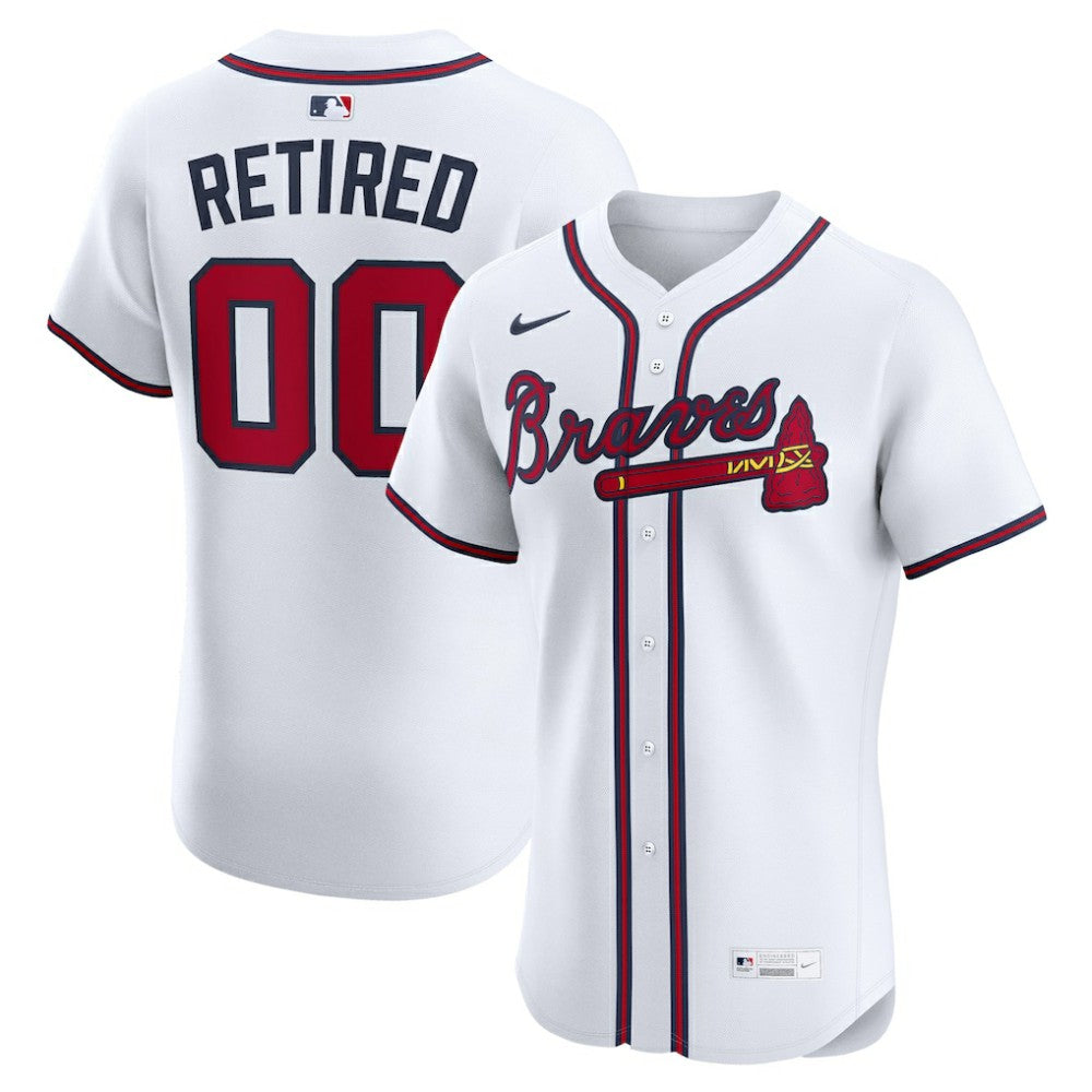 Atlanta Braves  Home Elite Pick-A-Player Retired Roster Jersey White | Nike