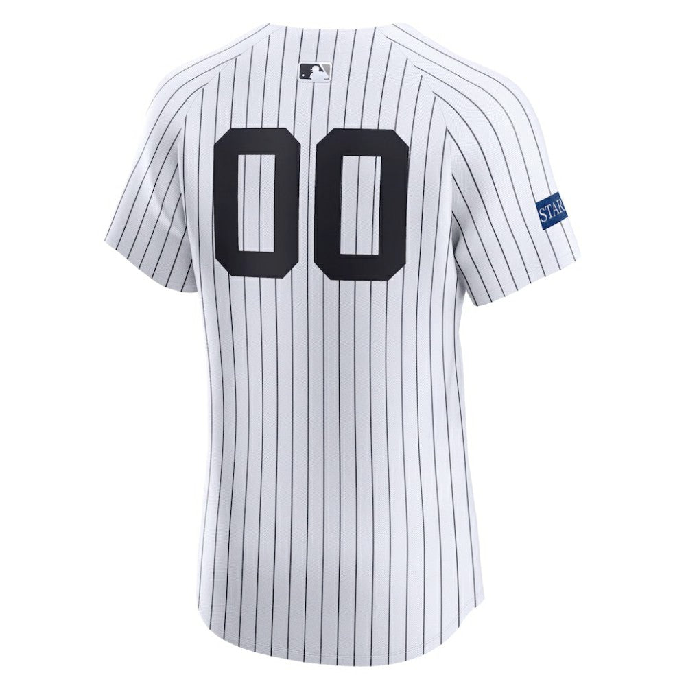 New York Yankees Home Elite Sponsor Patch Pick-A-Player Retired Roster Jersey White | Nike