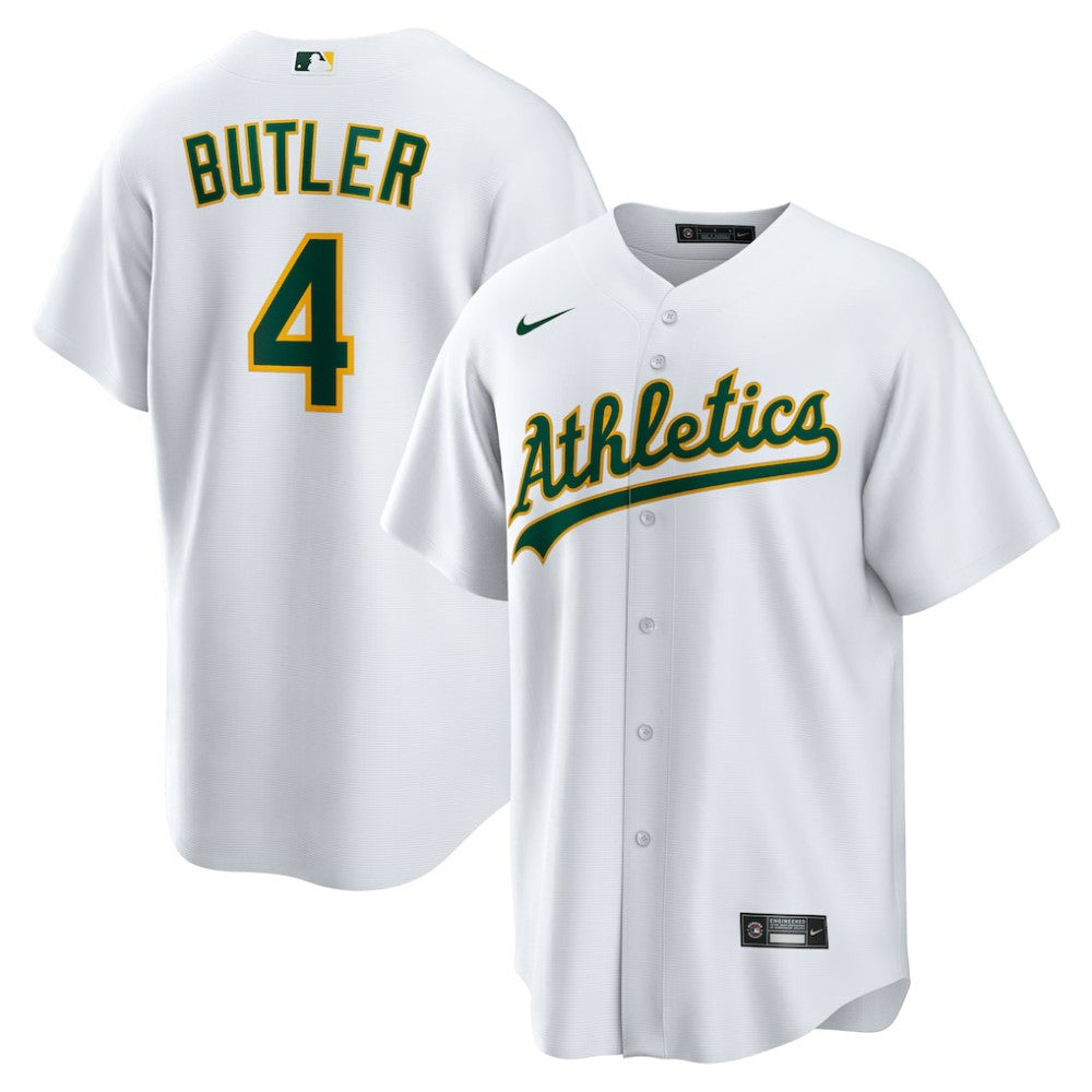 Lawrence Butler Athletics Home Replica Jersey - White