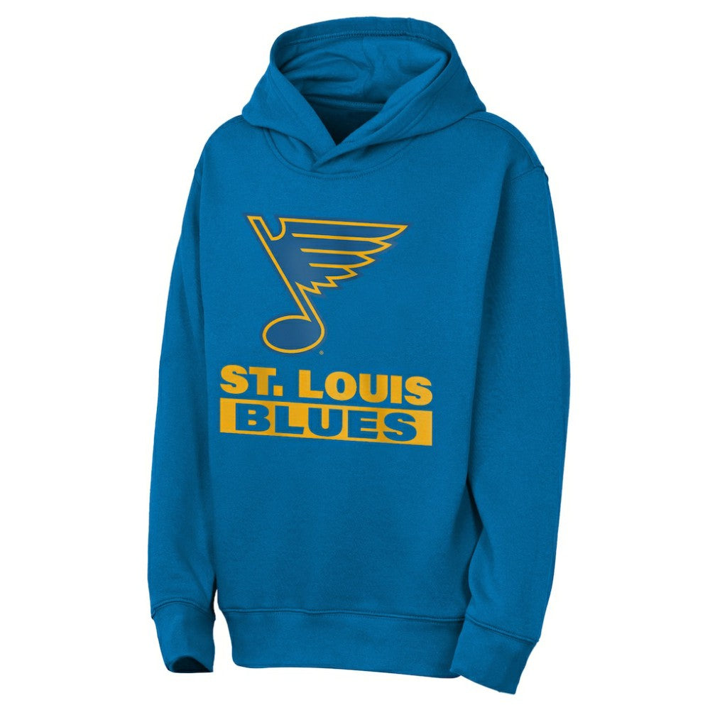 St. Louis Blues Outerstuff Youth Back to Basics Hoodie Blue