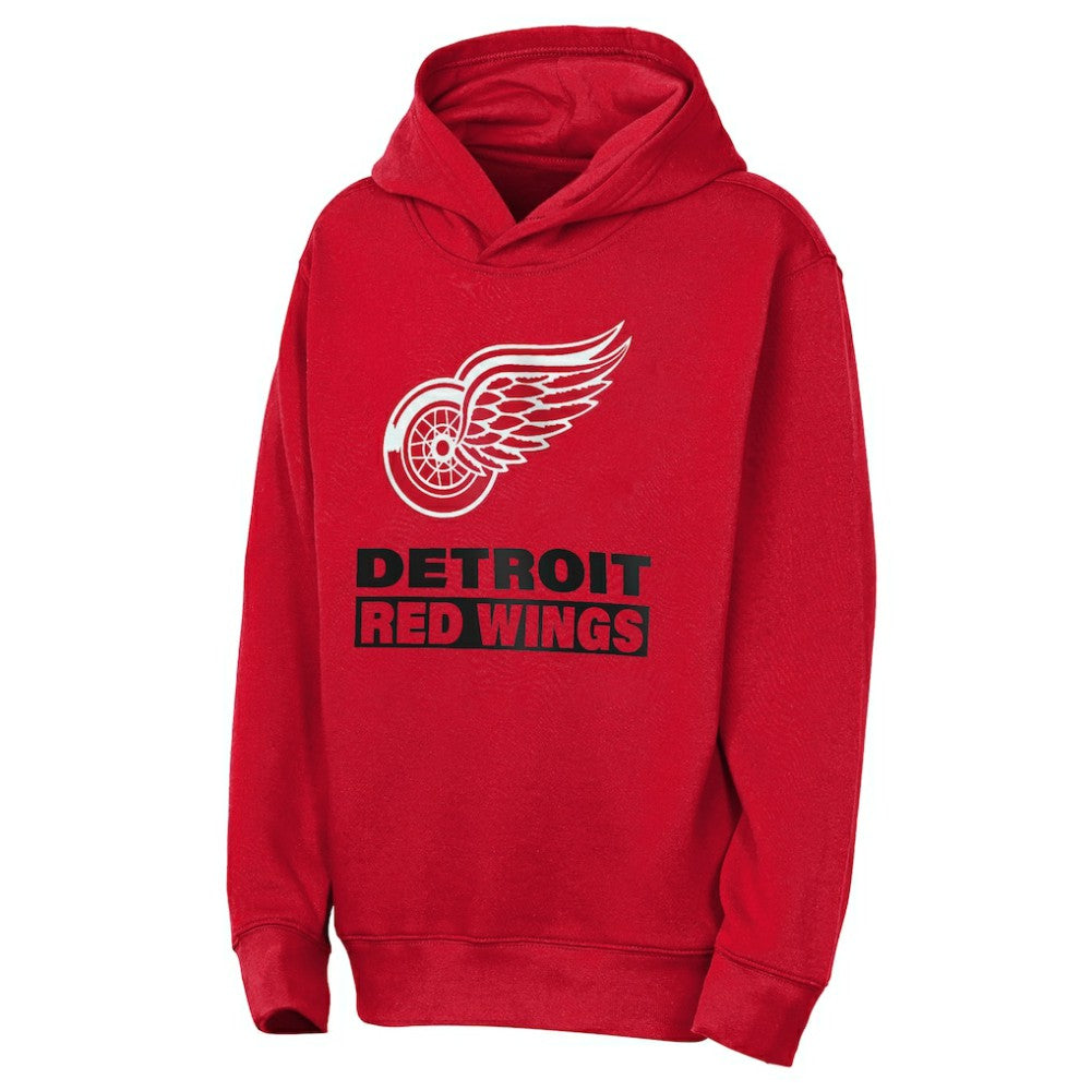 Detroit Red Wings Outerstuff Youth Back to Basics Hoodie Red