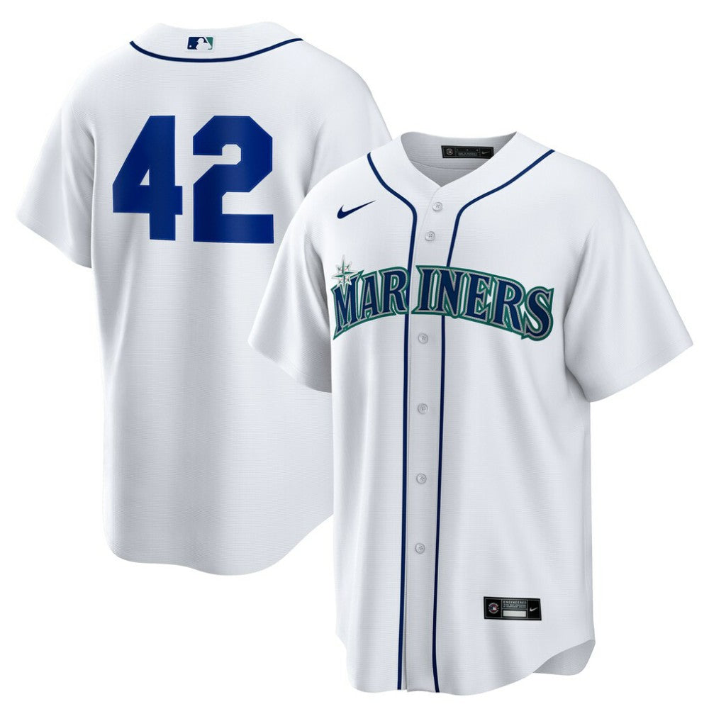 Seattle Mariners Home  2025 Jackie Robinson Day Replica Jersey White | Nike