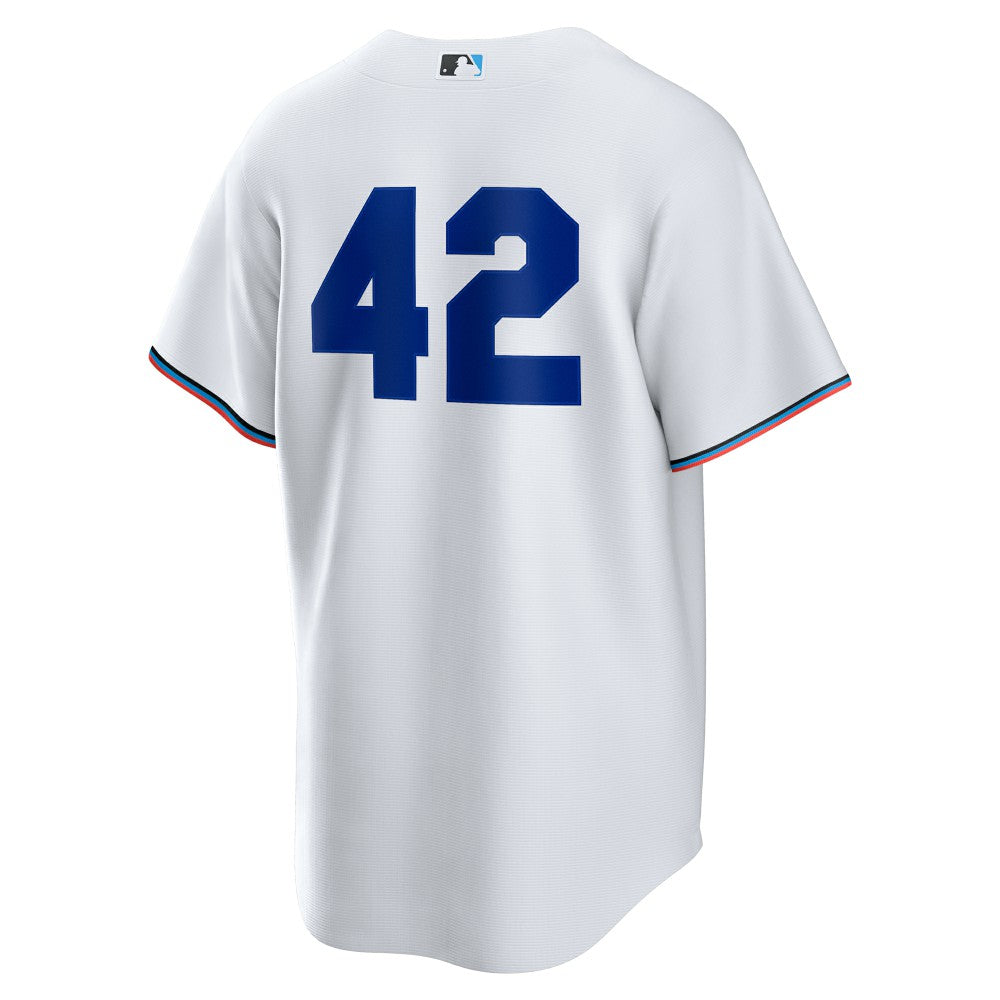 Miami Marlins Home  2025 Jackie Robinson Day Replica Jersey White | Nike
