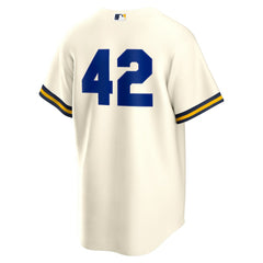 Milwaukee Brewers Home  2025 Jackie Robinson Day Replica Jersey Cream | Nike