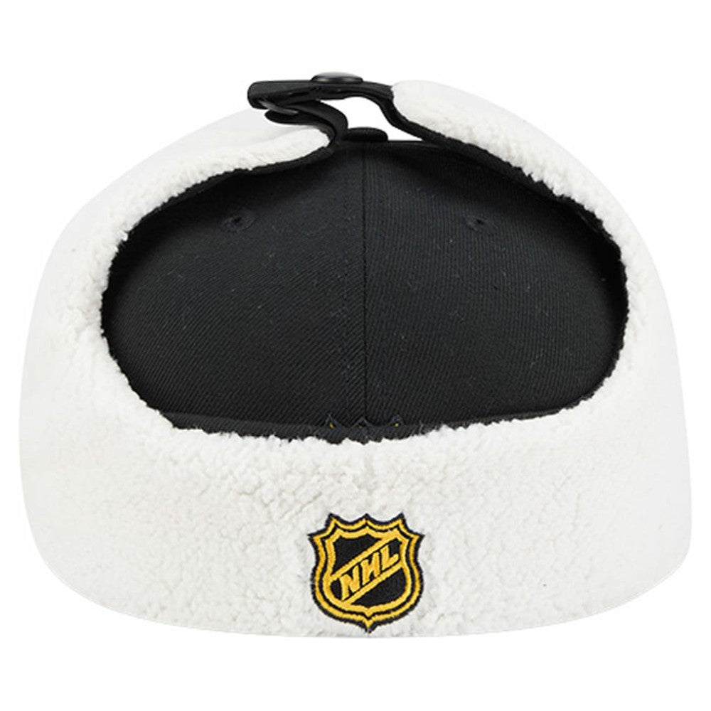 Boston Bruins New Era Injection Dog Ear Classic Fitted Hat Black