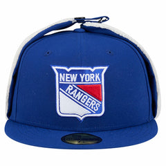 New York Rangers New Era Injection Dog Ear Classic Fitted Hat Blue