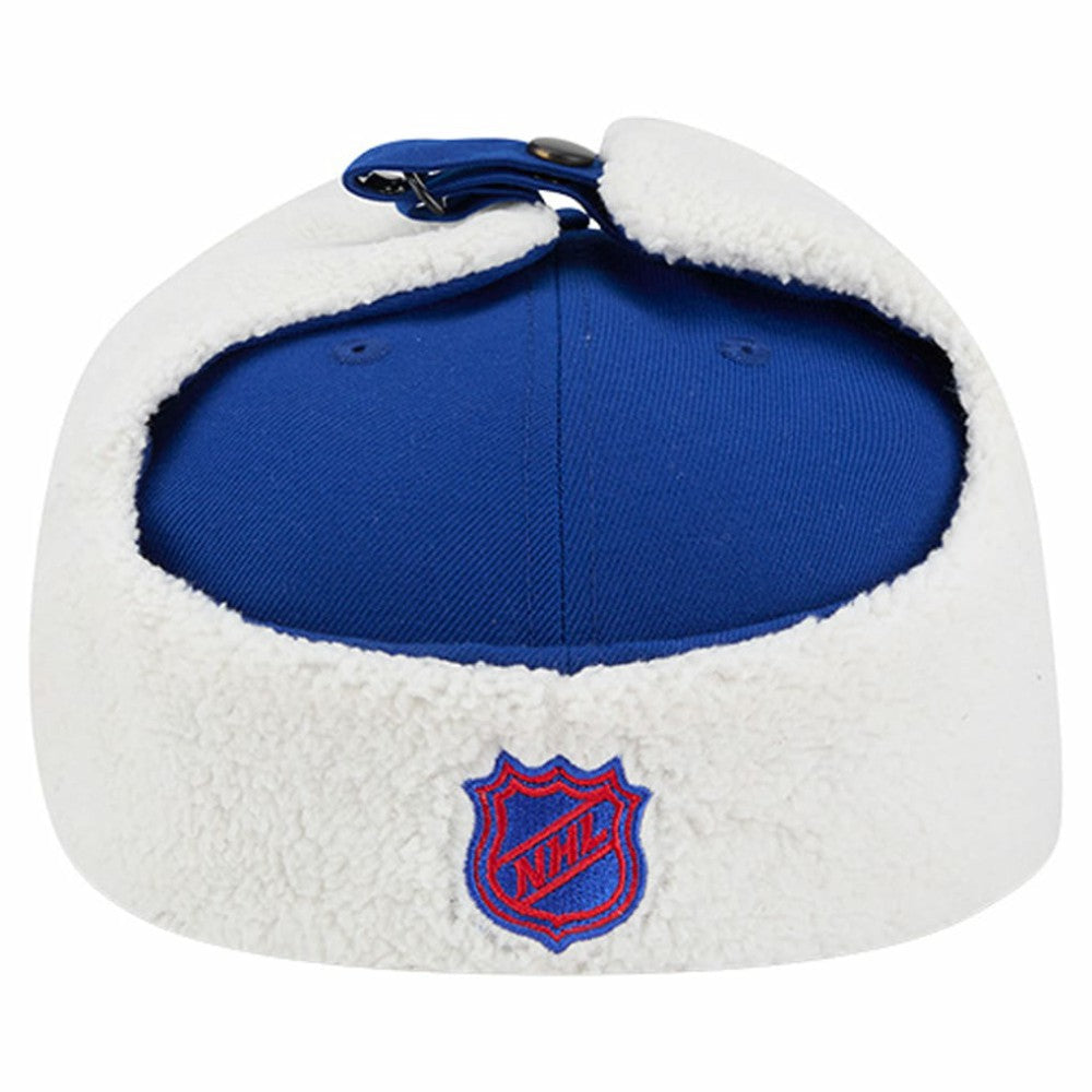 New York Rangers New Era Injection Dog Ear Classic Fitted Hat Blue