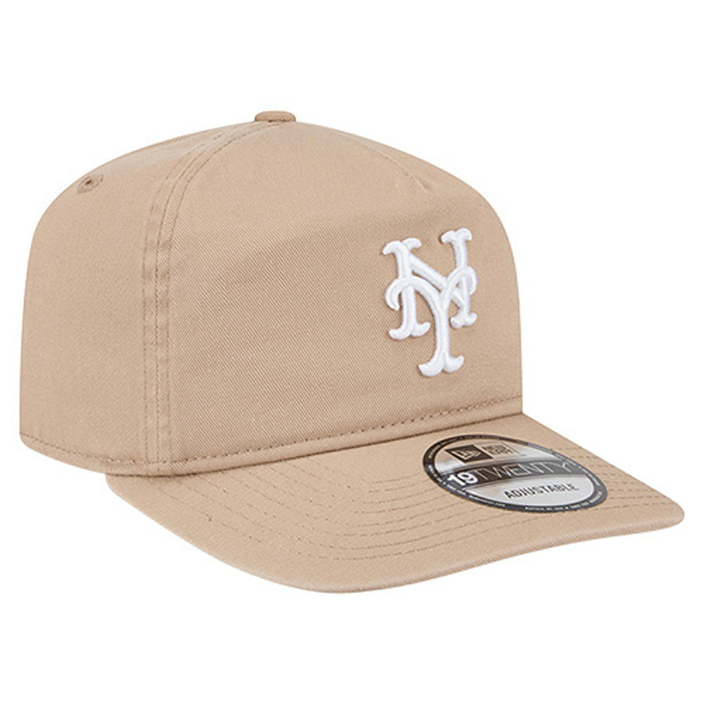 New York Mets Cam 19TWENTY Adjustable Hat Light Beige | New Era
