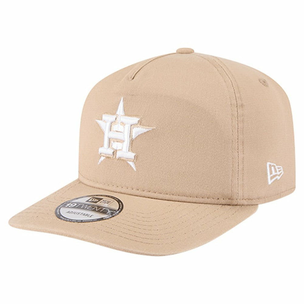 Houston Astros Cam 19TWENTY Adjustable Hat Light Beige | New Era