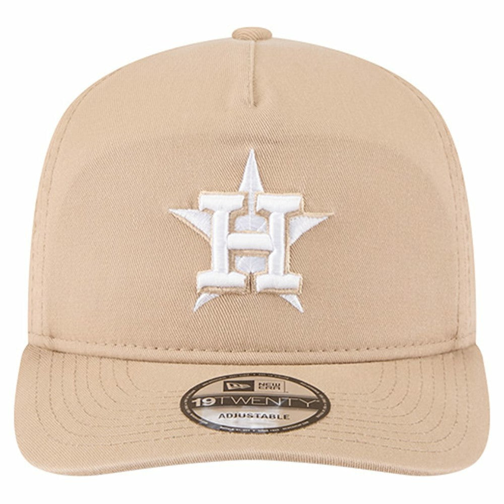 Houston Astros Cam 19TWENTY Adjustable Hat Light Beige | New Era