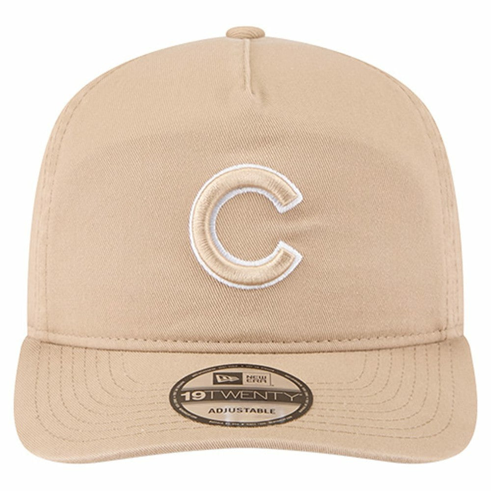 Chicago Cubs Cam 19TWENTY Adjustable Hat Light Beige | New Era