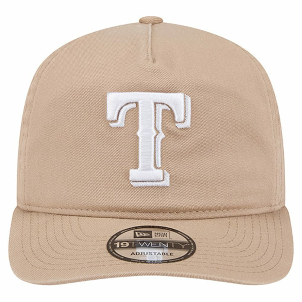 Texas Rangers Cam 19TWENTY Adjustable Hat Light Beige | New Era