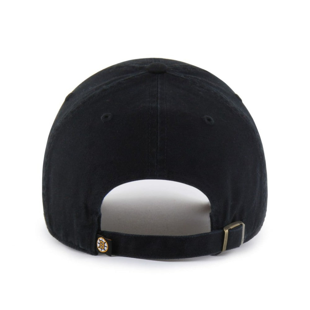 Boston Bruins '47 Alternate Logo Clean Up Adjustable Hat Black