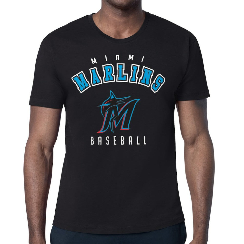 Miami Marlins Starter Team Logo T-Shirt Black