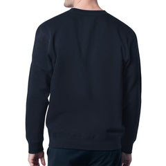 Milwaukee Brewers Starter Team Logo Fleece Pullover Sweatshirt Navy