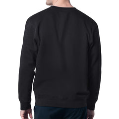 Cincinnati Reds Starter Team Logo Fleece Pullover Sweatshirt Black