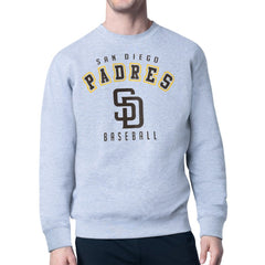 San Diego Padres Starter Team Logo Fleece Pullover Sweatshirt Gray