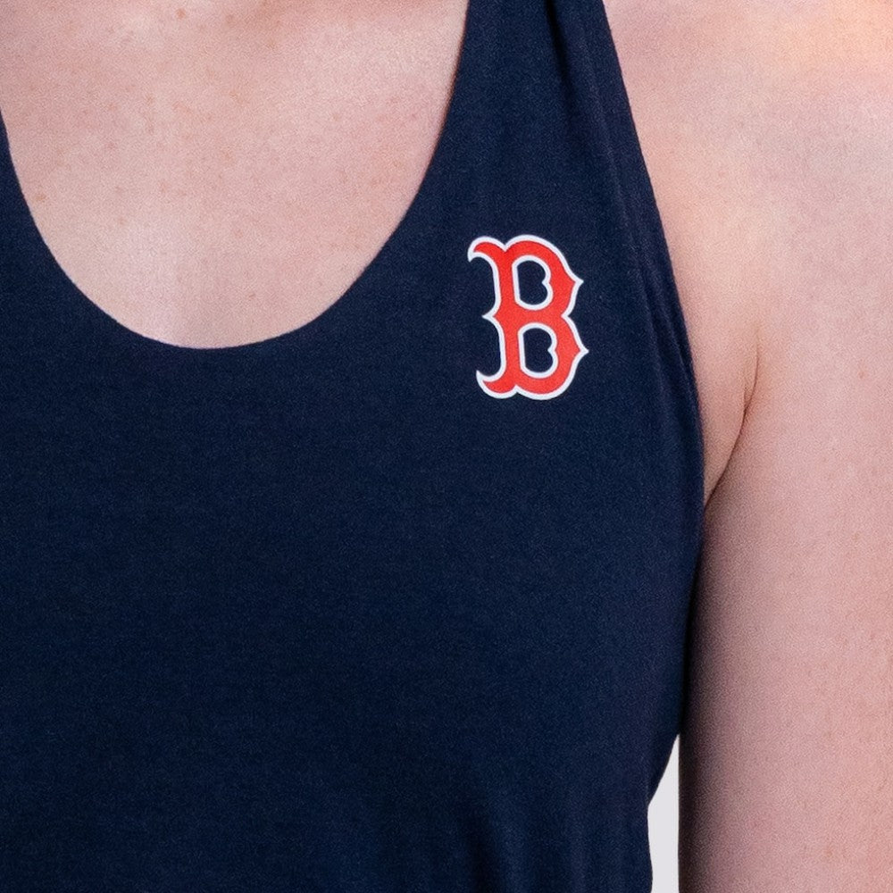 Boston Red Sox Lusso Women's Noelle V-Neck Tank Top Navy