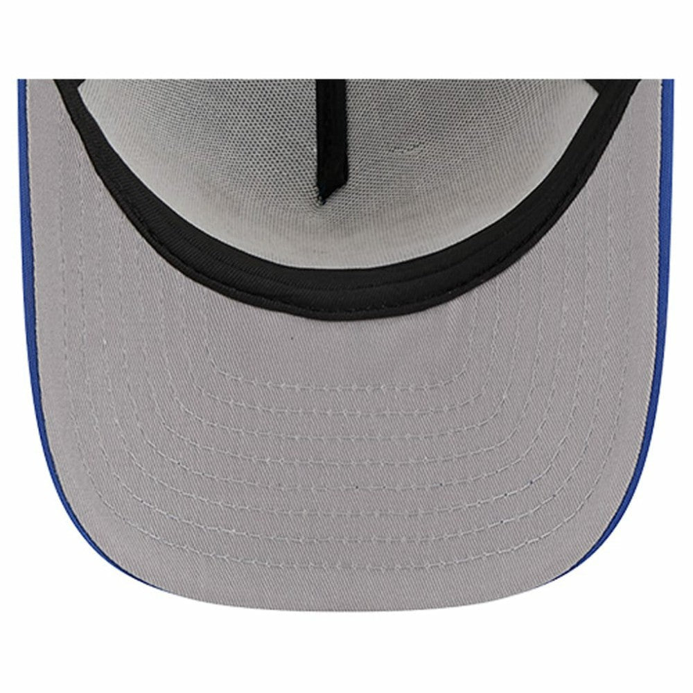 Texas Rangers Vintage Arched Foam Front 9FIFTY A-Frame Adjustable Trucker Hat Royal | New Era