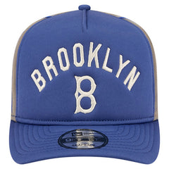Los Angeles Dodgers Vintage Arched Foam Front 9FIFTY A-Frame Adjustable Trucker Hat Royal | New Era