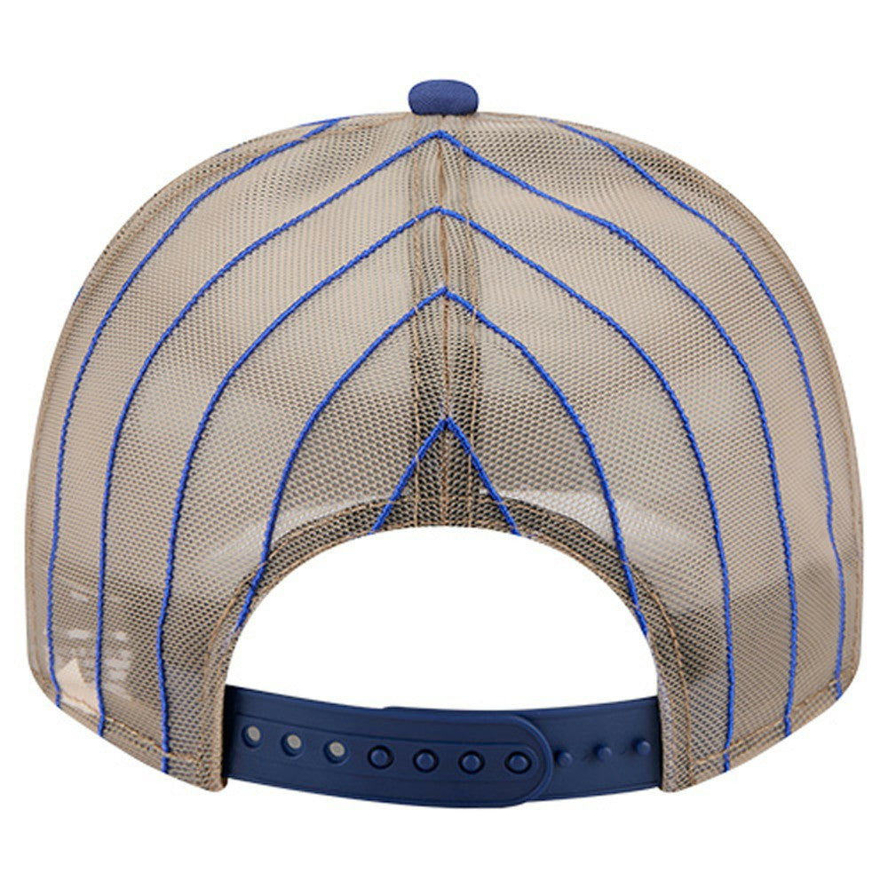 Los Angeles Dodgers Vintage Arched Foam Front 9FIFTY A-Frame Adjustable Trucker Hat Royal | New Era