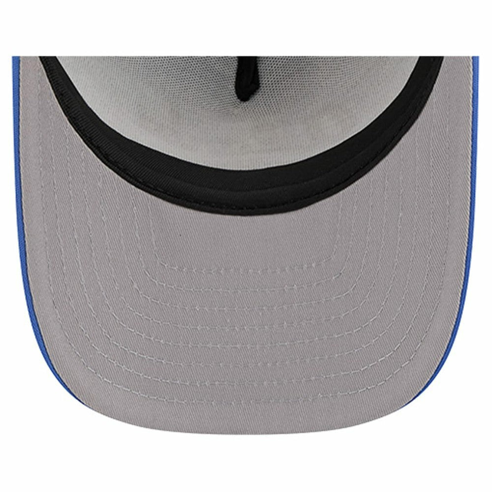 Atlanta Braves Vintage Arched Foam Front 9FIFTY A-Frame Adjustable Trucker Hat Royal | New Era