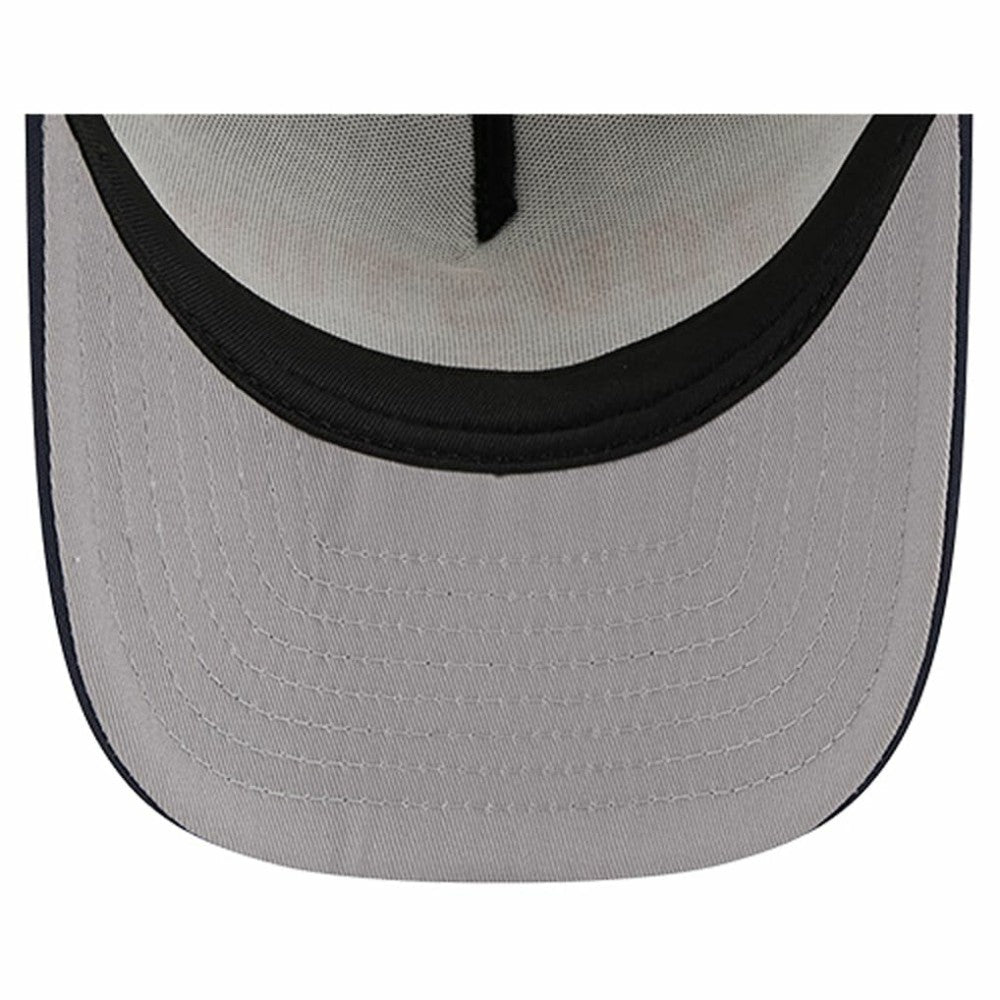 Houston Astros Vintage Arched Foam Front 9FIFTY A-Frame Adjustable Trucker Hat Navy | New Era