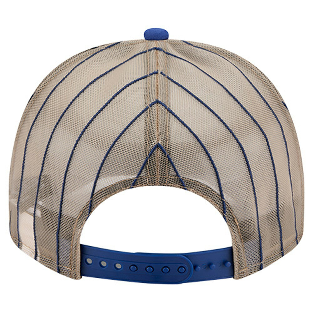Milwaukee Brewers Vintage Arched Foam Front 9FIFTY A-Frame Adjustable Trucker Hat Royal | New Era