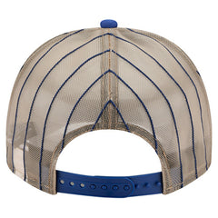Milwaukee Brewers Vintage Arched Foam Front 9FIFTY A-Frame Adjustable Trucker Hat Royal | New Era