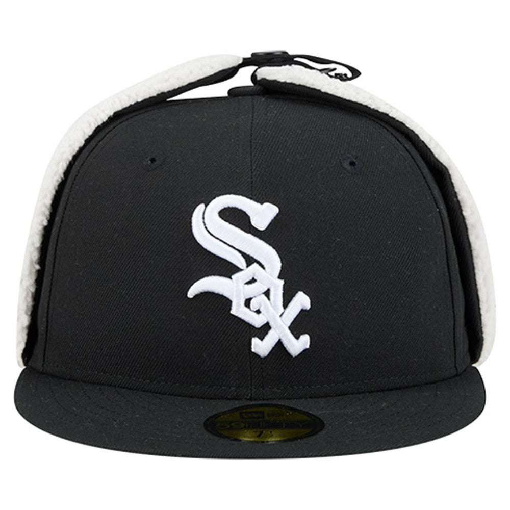 Chicago White Sox Dog Ear Classic 59FIFTY Fitted Hat Black | New Era