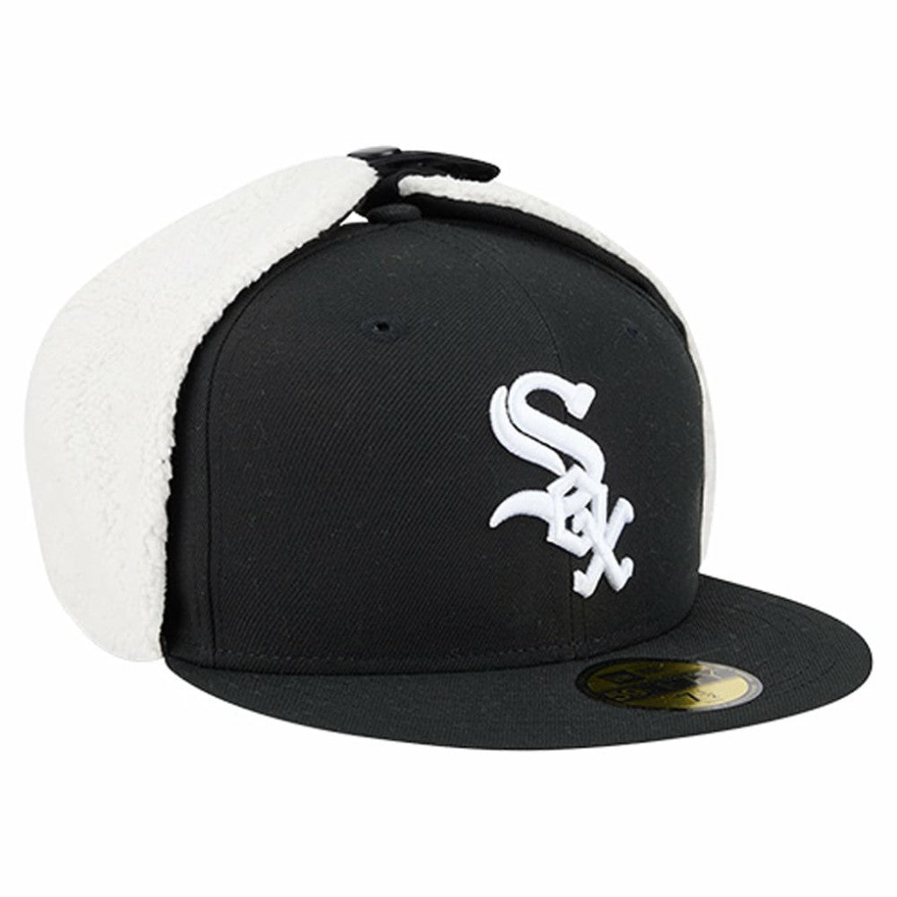 Chicago White Sox Dog Ear Classic 59FIFTY Fitted Hat Black | New Era