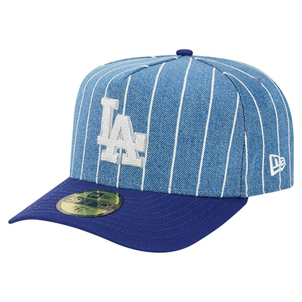 Los Angeles Dodgers Parallel A-Frame 59FIFTY Fitted Hat Blue/Royal | New Era