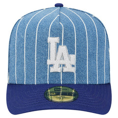 Los Angeles Dodgers Parallel A-Frame 59FIFTY Fitted Hat Blue/Royal | New Era