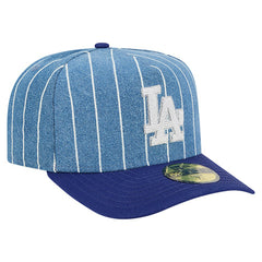 Los Angeles Dodgers Parallel A-Frame 59FIFTY Fitted Hat Blue/Royal | New Era