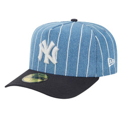 New York Yankees Parallel A-Frame 59FIFTY Fitted Hat Blue/Navy | New Era