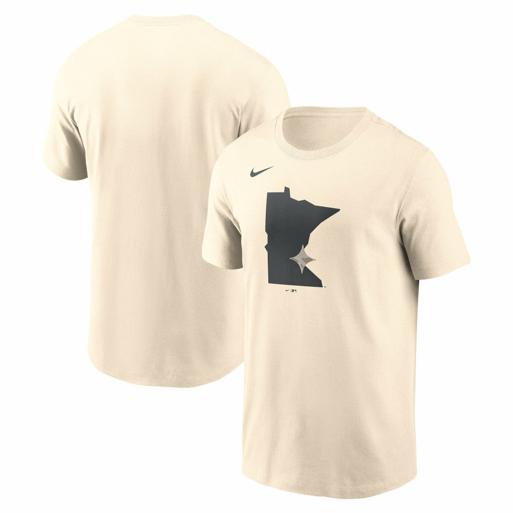 Minnesota Twins Camo Logo T-Shirt Cream | Nike