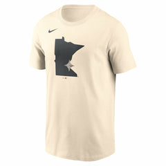 Minnesota Twins Camo Logo T-Shirt Cream | Nike