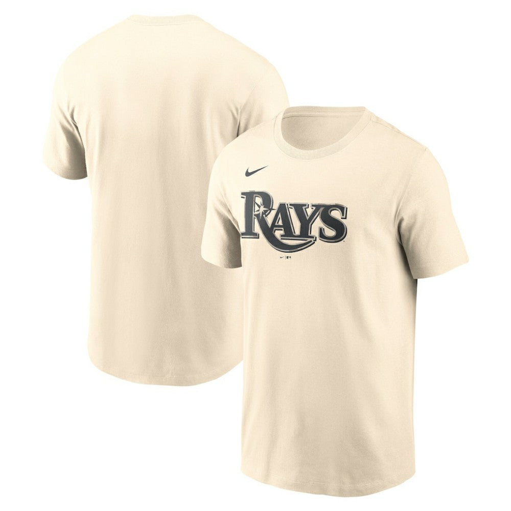 Tampa Bay Rays Camo Logo T-Shirt Cream | Nike