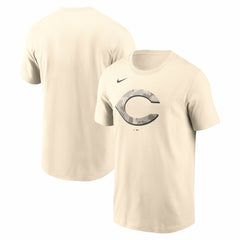 Cincinnati Reds Camo Logo T-Shirt Cream | Nike