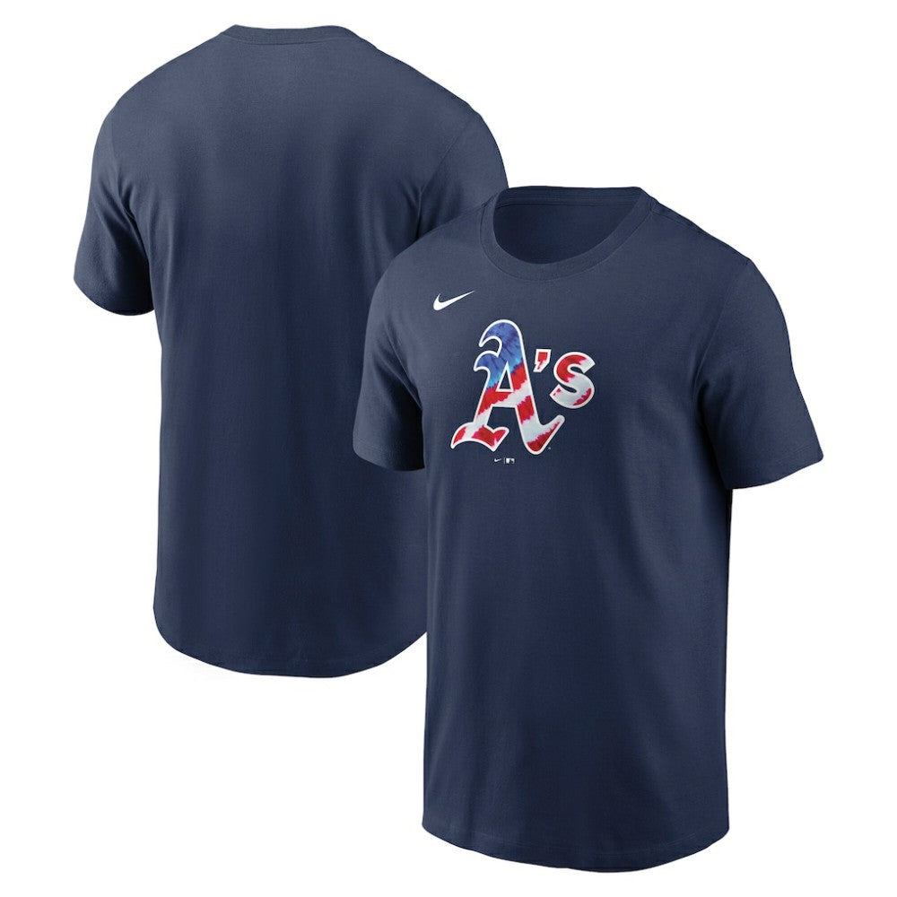 Athletics Americana T-Shirt Navy | Nike
