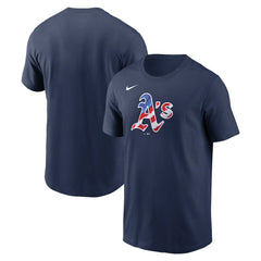 Athletics Americana T-Shirt Navy | Nike